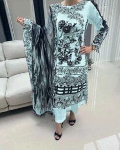 Georgette Pakistani Suits Wholesalers In Surat 20014-C