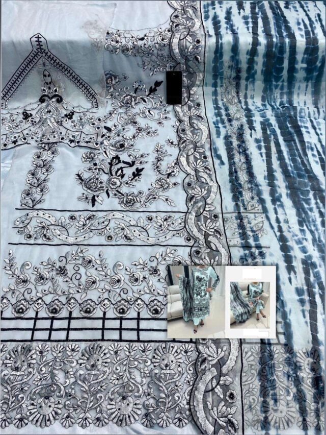 Georgette Pakistani Suits Wholesalers In Surat 20014-C
