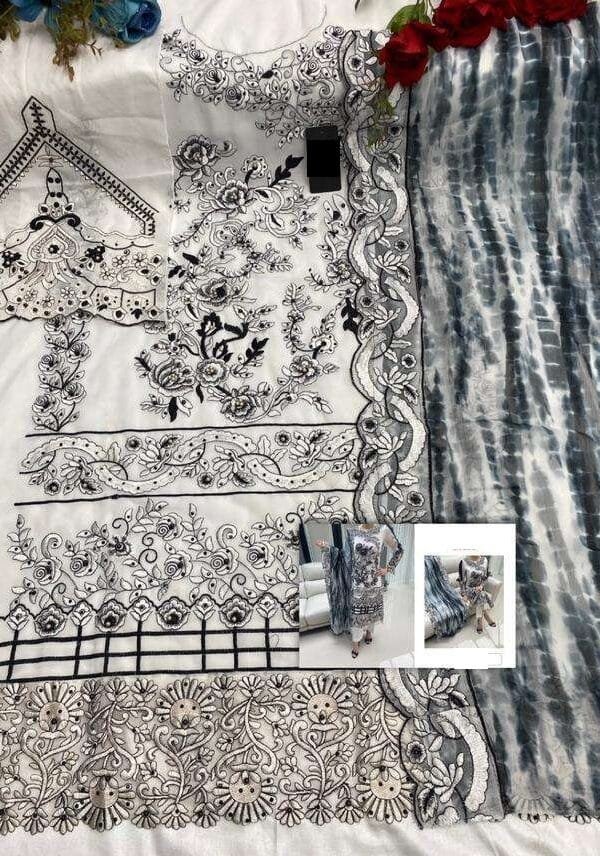 Georgette Pakistani Suits Wholesalers In Surat 20014-E