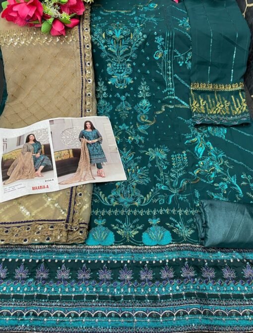 Georgette Wholesale Pakistani Suits Online India 8124-A