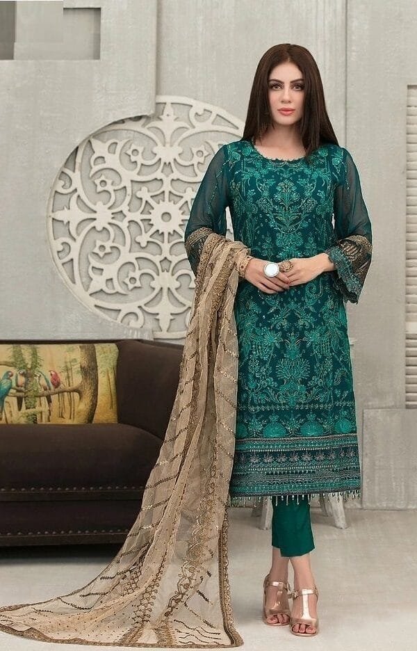 Georgette Wholesale Pakistani Suits Online India 8124-A