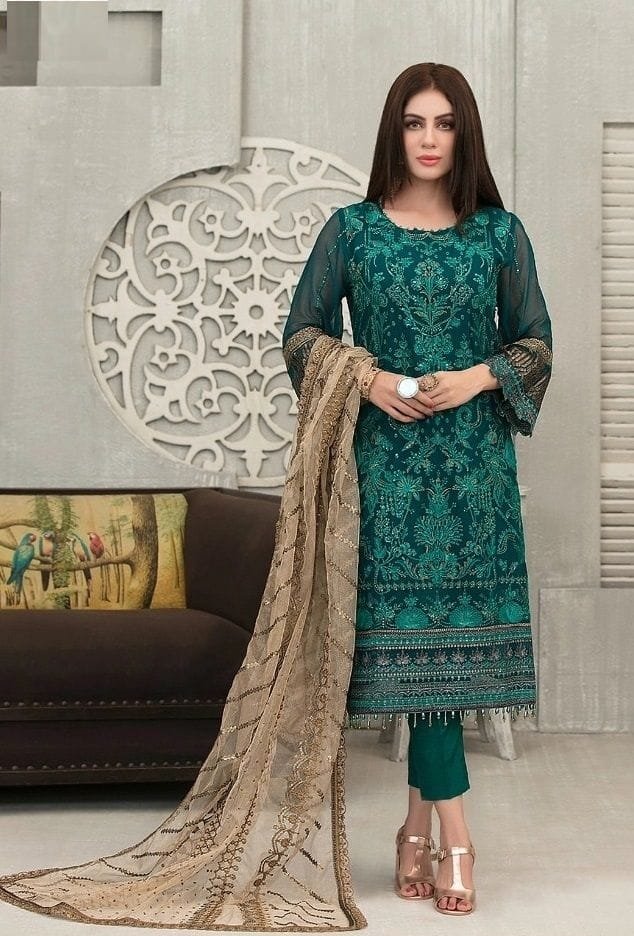 Georgette Wholesale Pakistani Suits Online India 8124-A