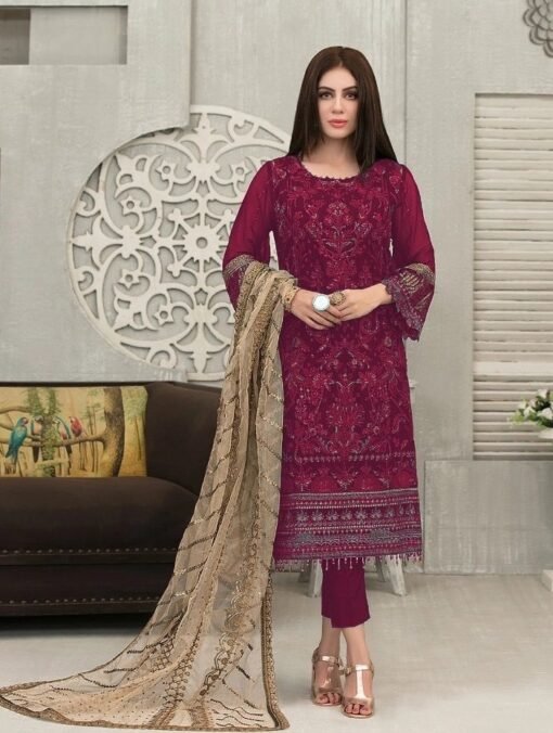 Georgette Wholesale Pakistani Suits Online India 8124-B