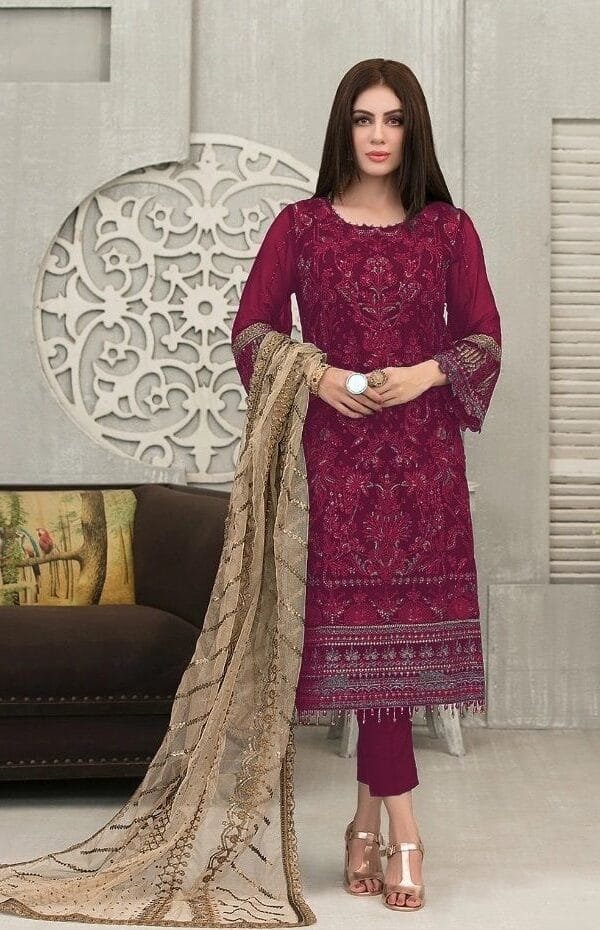 Georgette Wholesale Pakistani Suits Online India 8124-B