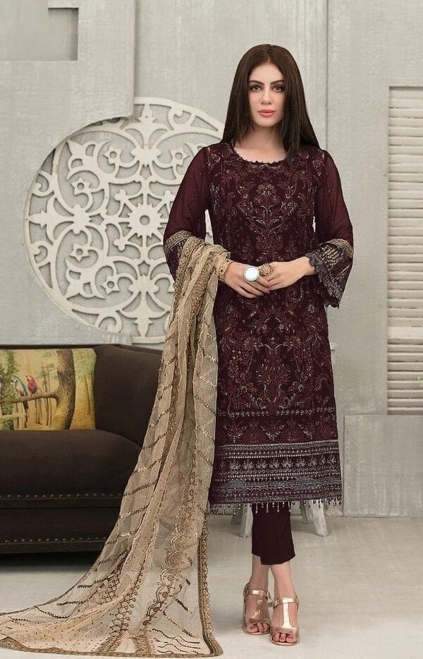 Georgette Wholesale Pakistani Suits Online India 8124-C