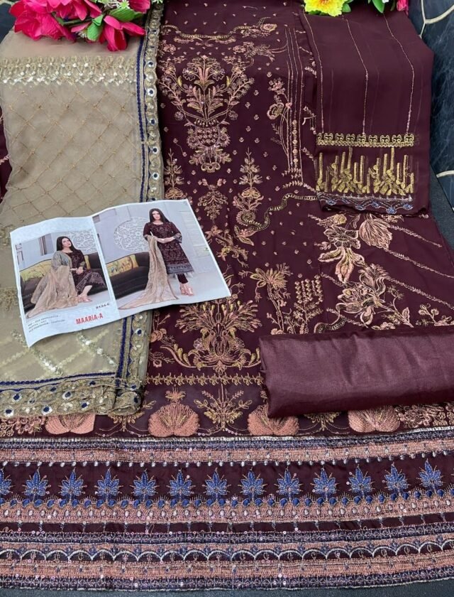 Georgette Wholesale Pakistani Suits Online India 8124-C