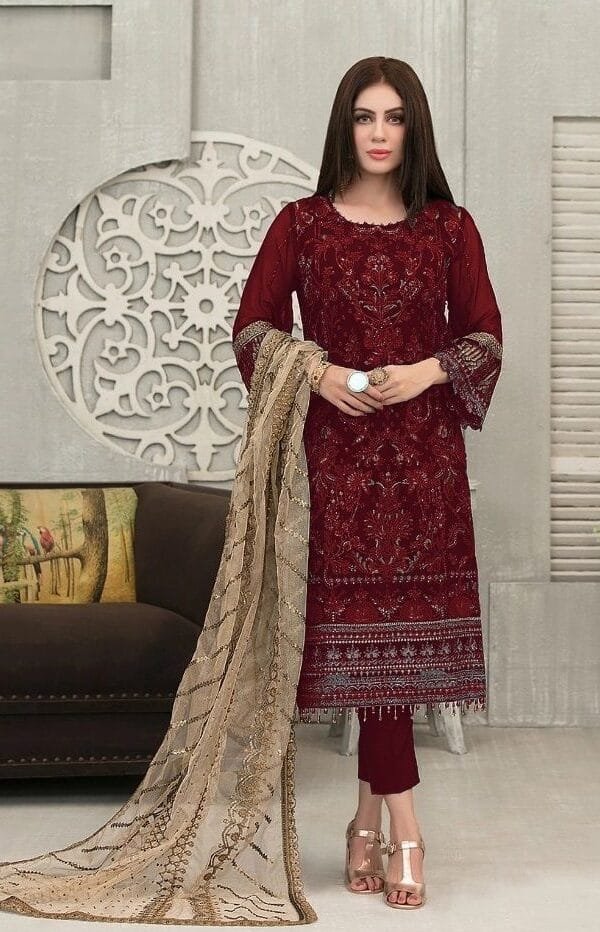 Georgette Wholesale Pakistani Suits Online India 8124-D