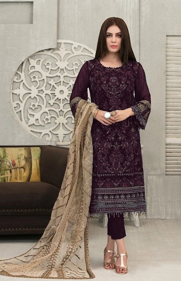 Georgette Wholesale Pakistani Suits Online India 8124-E