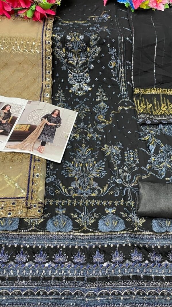 Georgette Wholesale Pakistani Suits Online India 8124-F