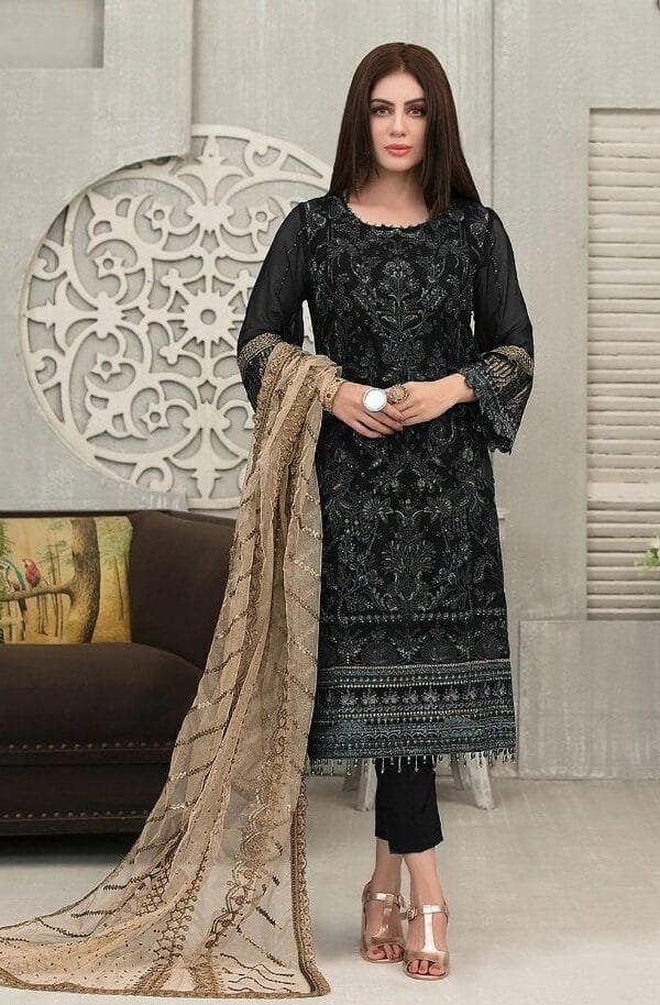 Georgette Wholesale Pakistani Suits Online India 8124-F