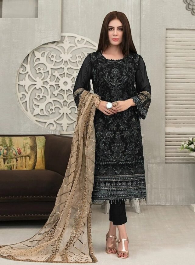 Georgette Wholesale Pakistani Suits Online India 8124-F