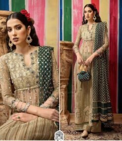 Georgette with Heavy Embroidered Dn 10018 Pakistani Suits Collection