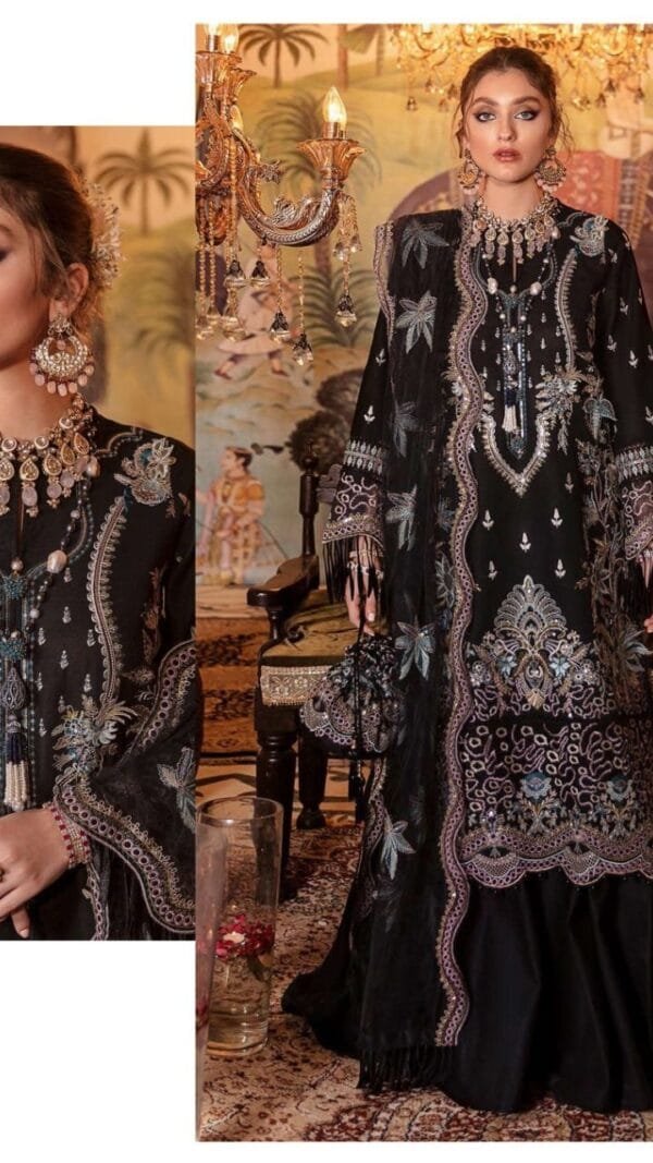 Net Embroidery Work Dn 56083 Pakistani Suits Wholesale India