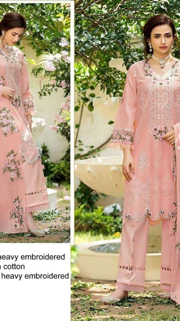 Pakistani Suits Lawn Cotton Embroidery Dn 2040-B