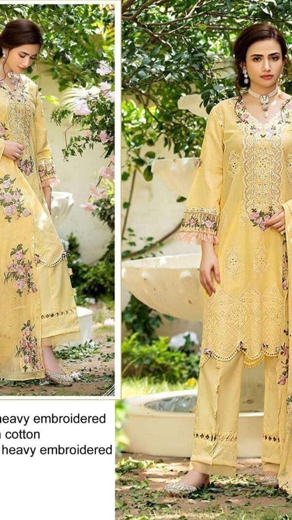 Pakistani Suits Lawn Cotton Embroidery Dn 2040-C