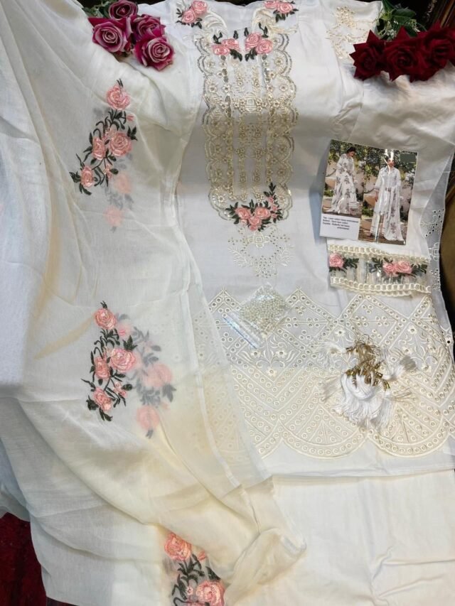 Pakistani Suits Lawn Cotton Embroidery Dn 2040-D