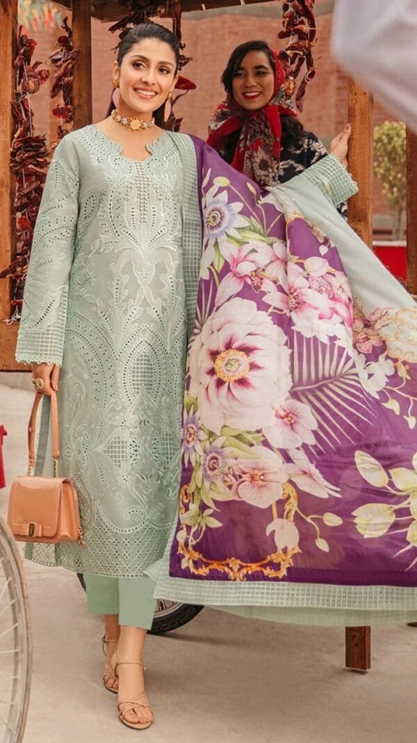 Cotton Heavy Embroidered Pakistani Dresses Wholesale Z 2141