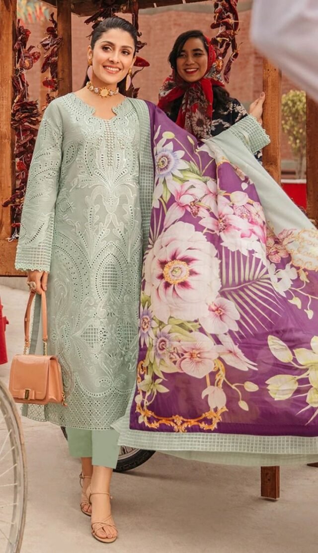 Cotton Heavy Embroidered Pakistani Dresses Wholesale Z 2141