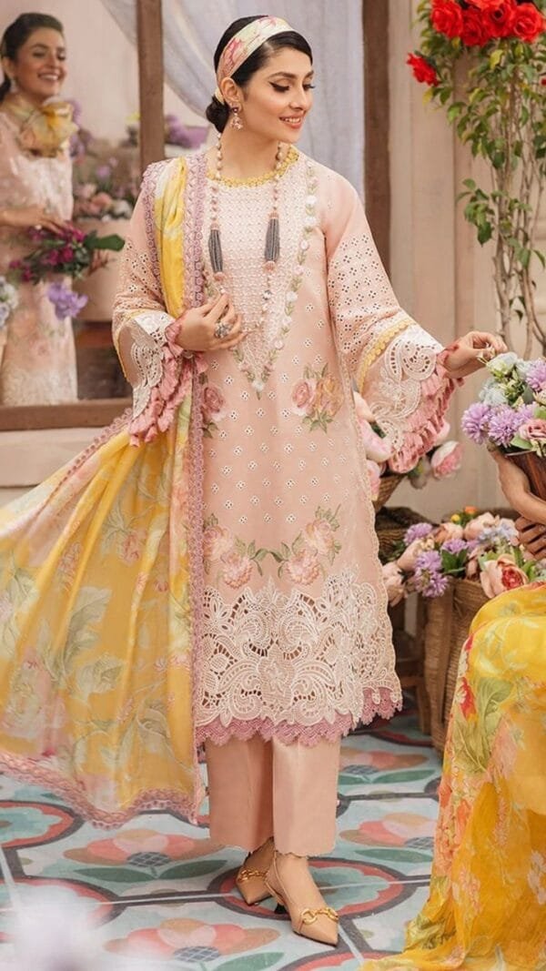 Cotton Heavy Embroidered Pakistani Dresses Wholesale Z 2146