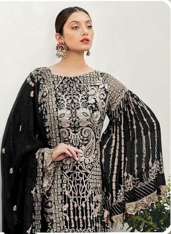 Fox Georgette Wholesale Salwar Kameez Pakistani Z 2103-B