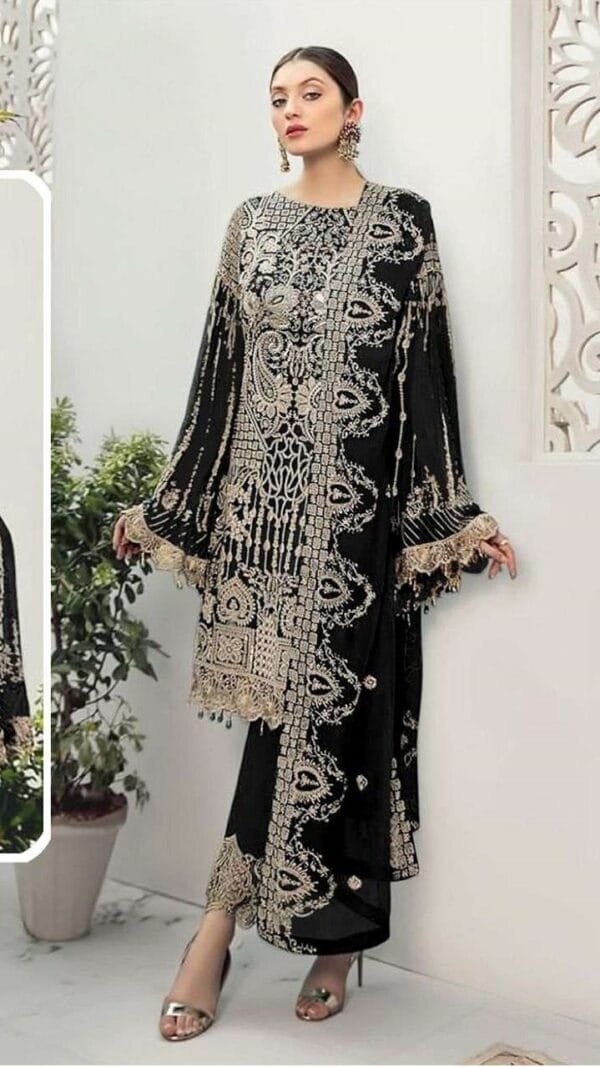 Fox Georgette Wholesale Salwar Kameez Pakistani Z 2103-B