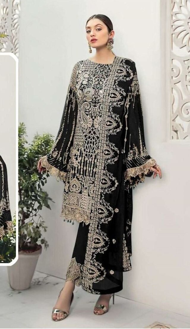 Fox Georgette Wholesale Salwar Kameez Pakistani Z 2103-B