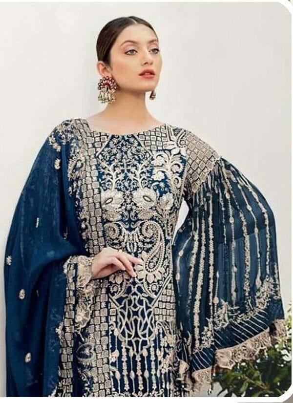 Fox Georgette Wholesale Salwar Kameez Pakistani Z 2103-C