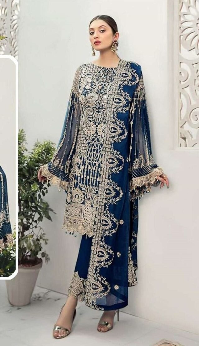 Fox Georgette Wholesale Salwar Kameez Pakistani Z 2103-C