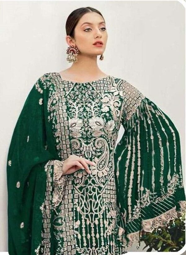 Fox Georgette Wholesale Salwar Kameez Pakistani Z 2103-D