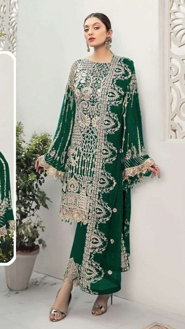 Fox Georgette Wholesale Salwar Kameez Pakistani Z 2103-D