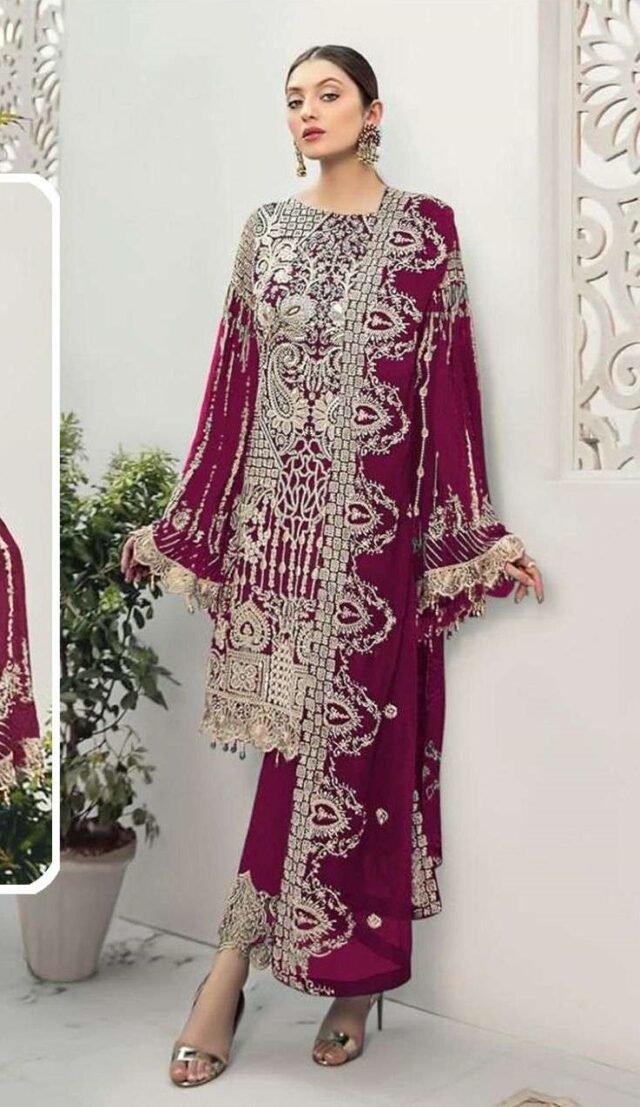Fox Georgette Wholesale Salwar Kameez Pakistani Z 2103-F