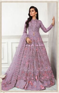 Single Piece Pakistani Suits Online Purple Suit