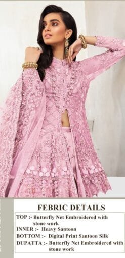 Single Piece Pakistani Suits Online pink Suit