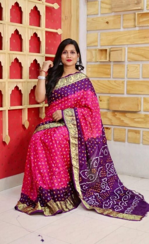 Best Saree Online Shopping Collection - Bandhani Saree
