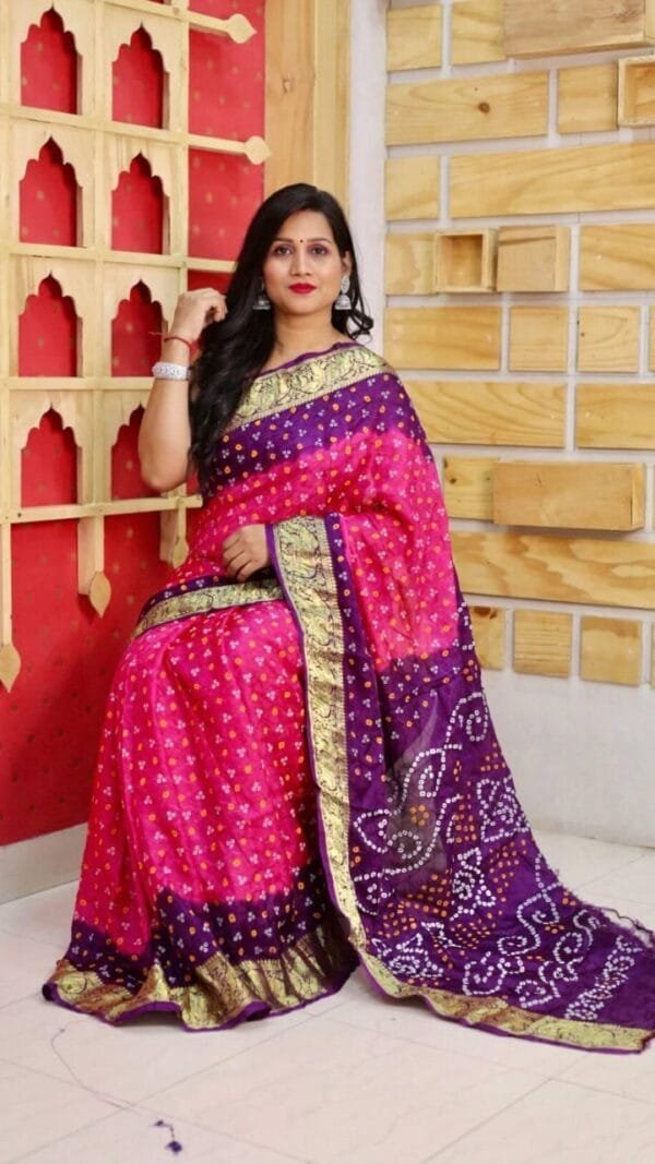 Best Saree Online Shopping Collection - Bandhani Saree