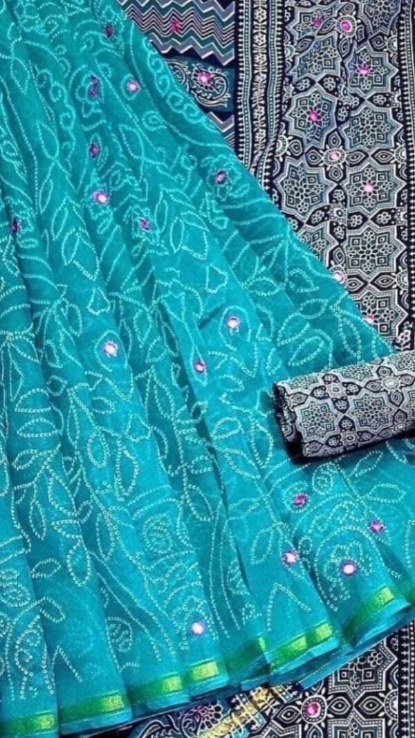 Buy Best Bandhej Saree Online - Bandhani Saree