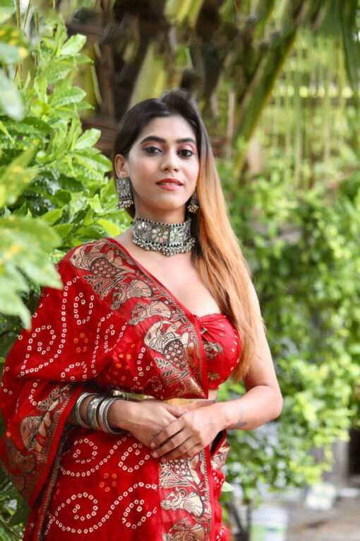 Buy New Latest Saree Online Wedding – Bandhani Saree