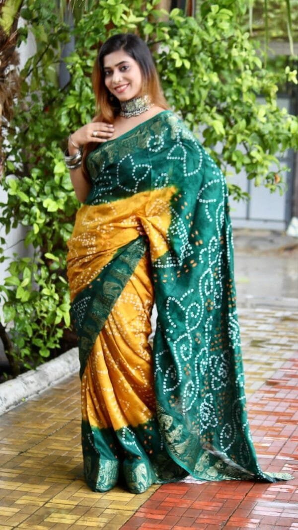 Buy Saree Online For Wedding – Bandhani Saree
