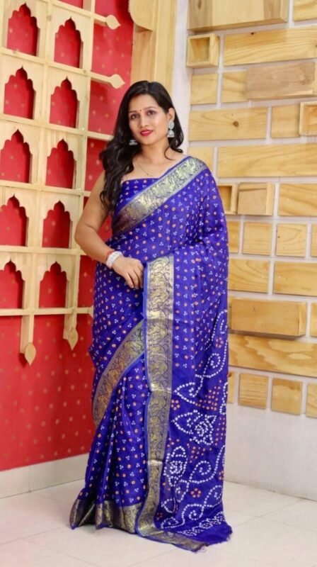 New Panetar Style gharchola bandhani saree – Priyaz Gallery