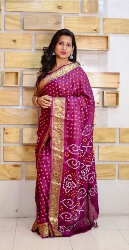 New Saree Online Shopping Kolkata - Bandhani Saree - SareesWala.com