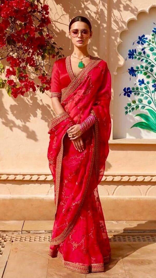 Online Sarees Embroidery Work - Sarees Designer
