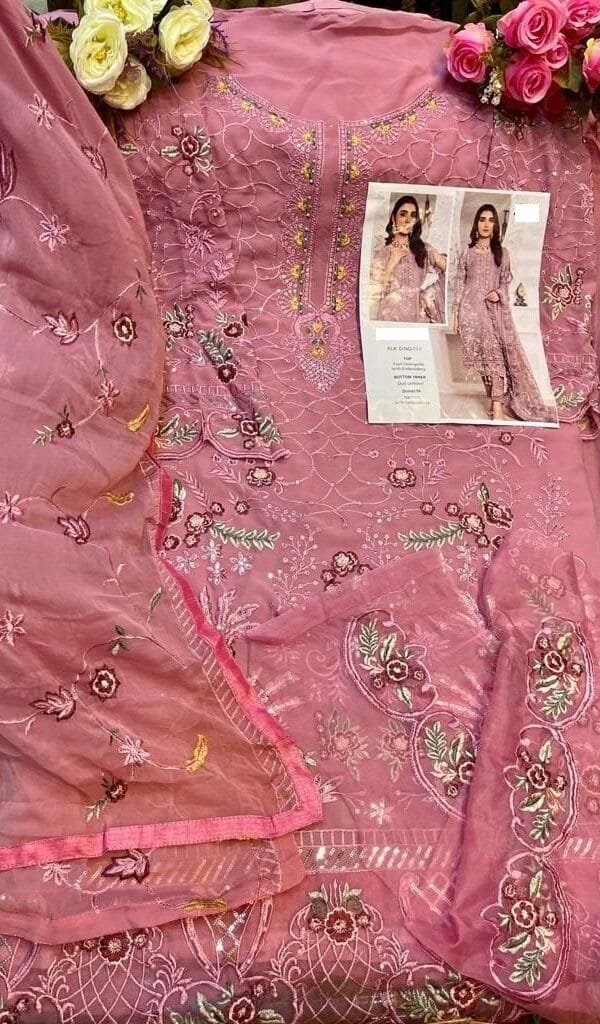 Pakistani Suits Online India Georgette Embroidered