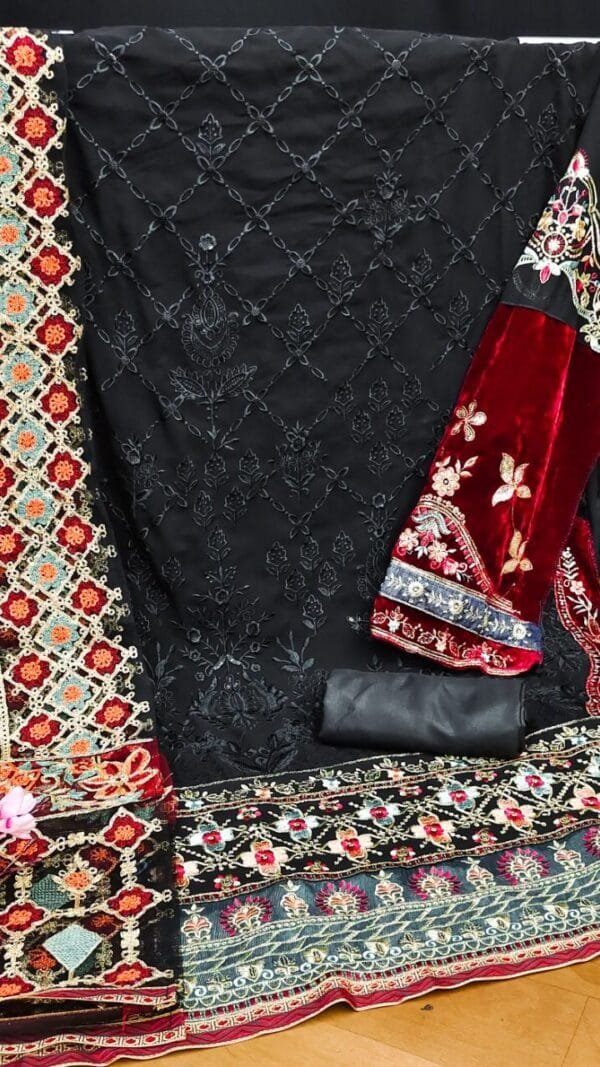 Pakistani Suits Wholesale Online India Sequence Embroidery Work