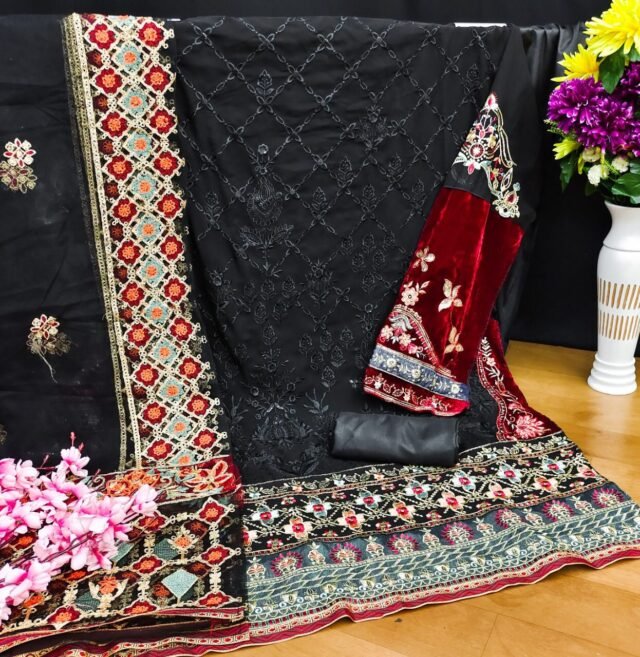 Pakistani Suits Wholesale Online India Sequence Embroidery Work