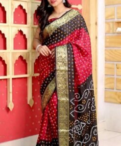 Saree Designs Online Shopping - Bandhani Saree