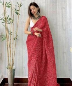 Saree Online Designer 2022- Georgette Saree
