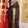Saree with Blouse Online Shopping - Bandhani Saree