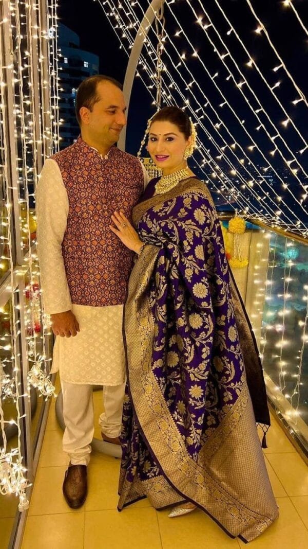 Silk Saree Online Shopping India - Lichi Silk Saree