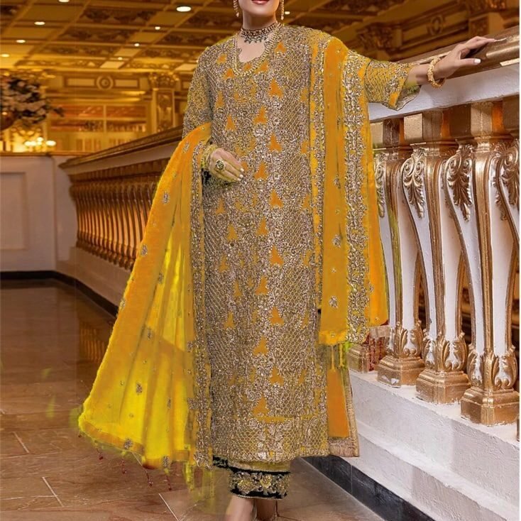 Dress Design Best Yellow Dresses 2018 Casual Wear Pakistani Simple