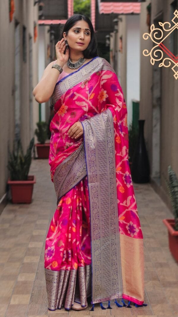 Trending Saree In Online Shopping - Sarees Kanchipuram Silk